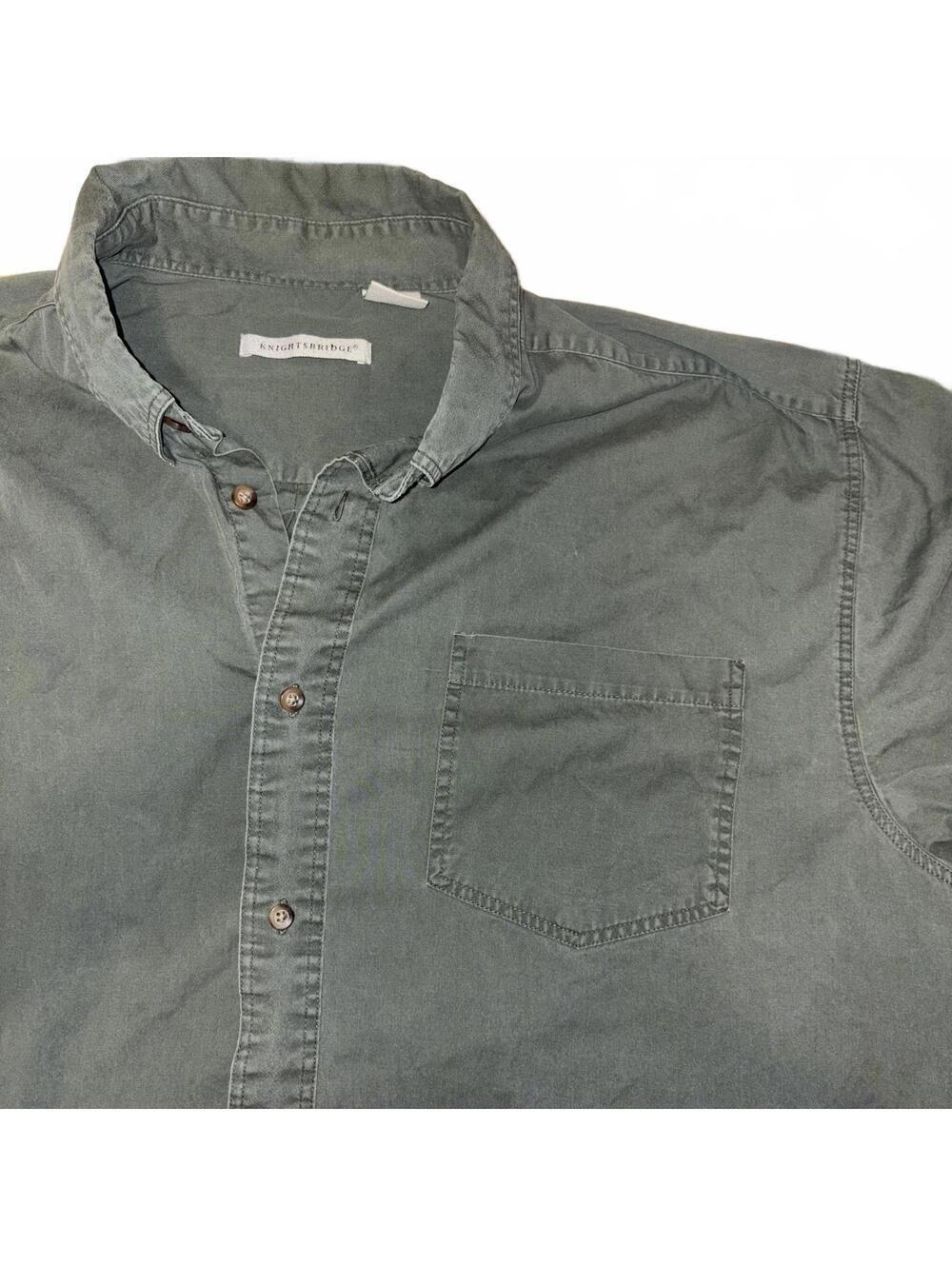 Knightsbridge Womans XL LongSleeve Button Up Shirt Unisex RN:42000 (Men’s Large)
